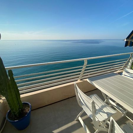Ferienwohnung Sea View Studio, Huge Terrace On The 4Th Floor Menton Exterior foto